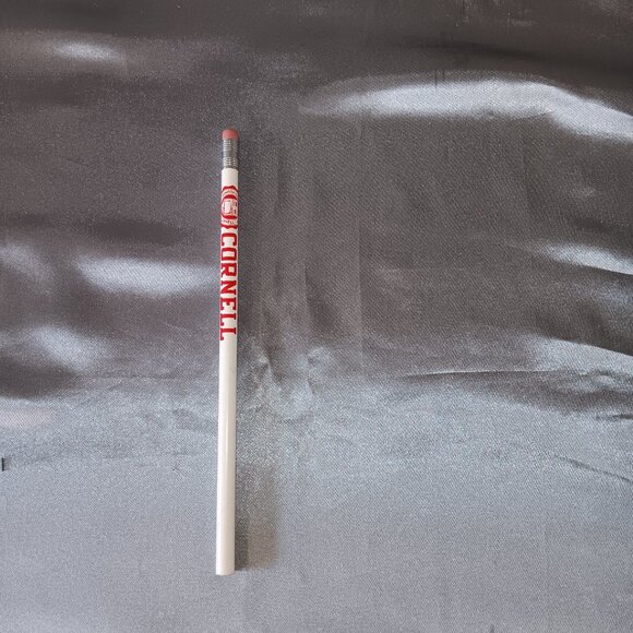Vintage CORNELL UNIVERSITY Wood Pencil Red White School College Memorabilia NEW - Picture 4 of 6